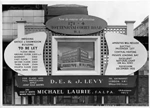 Levy: Property Development Sign, Tottenham Court Road, London