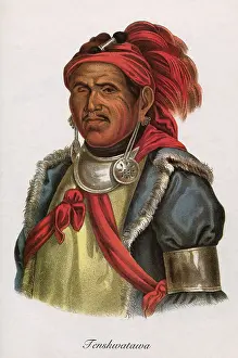 Tippecanoe: The Prophet, also called Tenskwatawa, in an