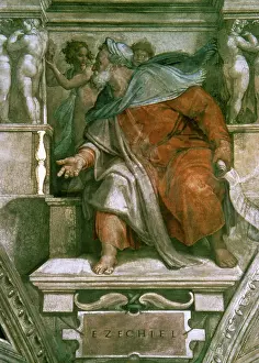Michelangelo: Prophet Ezekiel