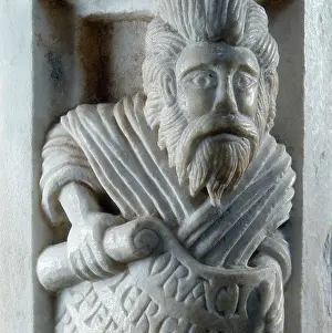 Caserta: The Prophet Jeremiah, detail of