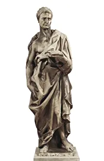 Jeremiah: Prophet Jeremiah, marble sculpture by Donatello