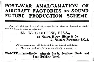Amalgamation: Proposal For Post War Amalgamation