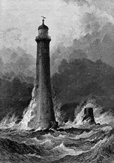 Eddystone: Proposed Eddystone Lighthouse 1879