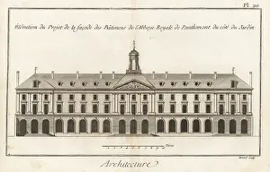 Jean Le Rond Dalembert: Proposed facade of Pentemont Abbey, Paris