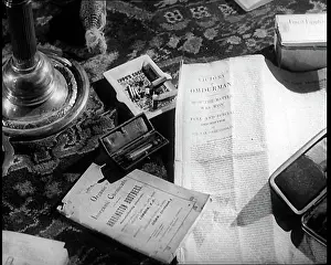 Props: Props in a Mock-up Of Sherlock Holmes Apartment