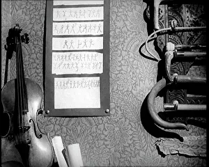 Props: Props in a Mock-up Of Sherlock Holmes Apartment