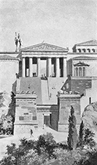 Mar16: Propylaea gateway in ancient Athens