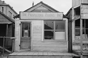 Prospector: Prospector grub store. Goldfield, Nevada