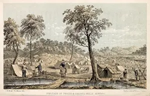 Prospector: Prospectors camp at Bendigo, Australia