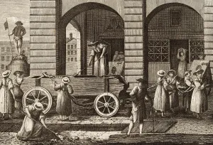 Drags: Prostitutes Punished by dragging the Scavenger's Cart