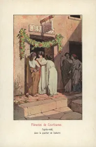 Orgy: Prostitutes strolling in the afternoon in