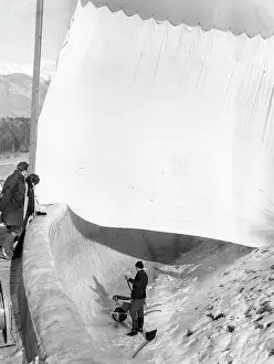 Bobsleigh: Protecting of bobsleigh track in Igls 1964