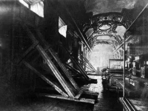 Barricaded: Protection structures at the Louvre, 1918
