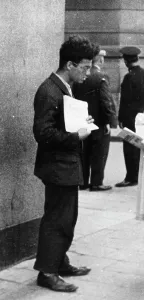 Distributes: Protest abroad against the persecution of Jews, 1933