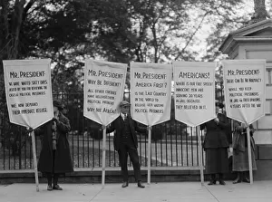 Bsloc1608: Protest for amnesty for victims of Espionage Act