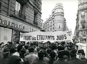 Incidents: Protest against assassination of Israeli diplomat