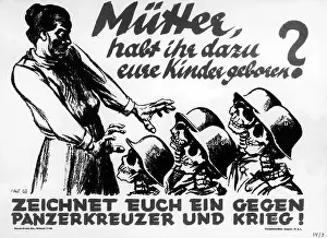 Cruisers: Protest against the construction of an armored cruiser in Ge