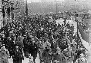 Recall: Protest demonstration against the Versailles Treaty in Berli