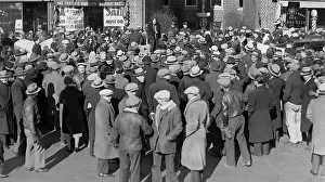 Asked: Protest against eviction during the Great Depression, 1932