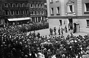 Gleiwitz: Protest of the German population after the Polish uprising i
