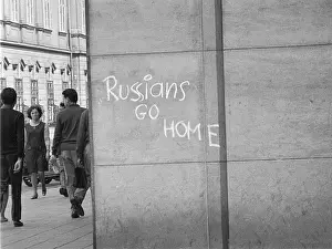 Liberalization: Protest - grafitti - message - information - Brno