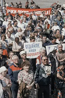 Wages: Protest in Kemerovo