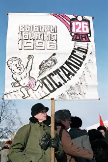 Buldakov: Protest in Moscow, 1996