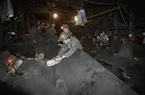 Meters: Protest of Obukhovskaya's miners