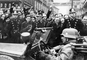 Remaining: Protest of the population of Prague, 1939
