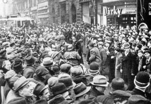 Remaining: Protest of the population of Prague against the Wehrmacht