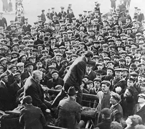 Lords: Protest rally in Great Britain during the Constitutional