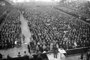 Reparations: Protest rally against the Young Plan, 1929