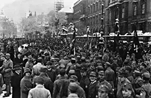 Protest against the signing of the Locarno Treaty, 1925