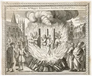 Coker: Protestant martyrs burned at Canterbury
