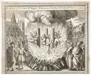 Collier: Protestant martyrs burned at Canterbury