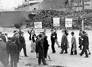 Demo: Protests in Long Beach, California, 1939