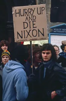 Watergate: Protests against Nixon Visit