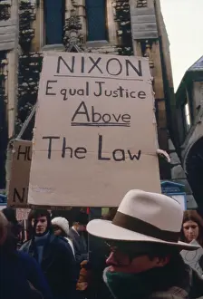 Watergate: Protests against Nixon Visit