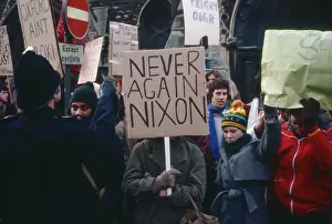 Watergate: Protests against Nixon Visit
