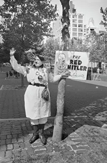 Trikosko: protests - political issues - Khrushchev - Adolf Hitler