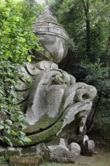 Ligorio: Proteus Glaucus, Garden of Bomarzo, Bomarzo, Lazio, Italy
