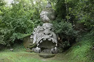 Ligorio: Proteus Glaucus, Garden of Bomarzo, Bomarzo, Lazio, Italy