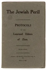 Sion: Protocol - Elders of Zion