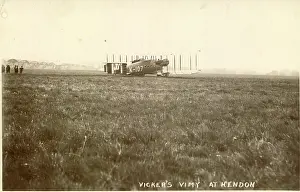 Vimy: The prototype Vickers Vimy Commercial K-107 at Hendon