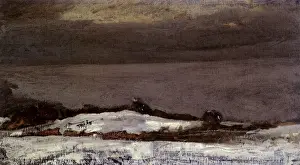 Prout: Prout's Neck in Winter, by Winslow Homer
