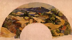 Provencal: Provencal Landscape after Cezanne, by Gauguin