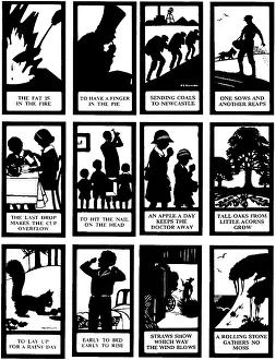 Sows: Twelve proverbial silhouettes