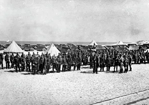 Cadvances: Provisional British prison camp in Egypt, 1942