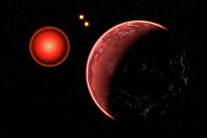 Triple: Proxima b planet orbiting the Proxima Centauri