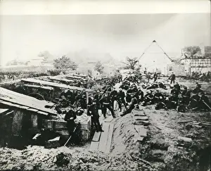 Candidacy: Prussian artillery laying siege to Strasbourg, 1870-1871